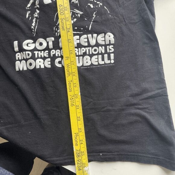 SNL Christopher Walken "MORE COWBELLS" T-shirt, Size M/L - Picture 4 of 5